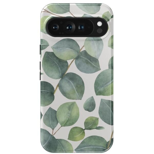 Leaf Me Alone | Green Floral Print Google Pixel Case