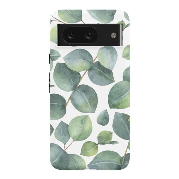 Leaf Me Alone | Green Floral Print Google Pixel Case