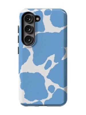 Current MOOd | Light Blue Cow Print Samsung Case