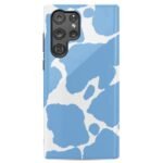 Current MOOd | Light Blue Cow Print Samsung Case