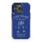 Last Toast | Blue Coastal Bachelorette Case