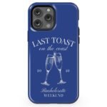 Last Toast | Blue Coastal Bachelorette Case