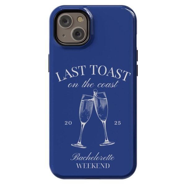 Last Toast | Blue Coastal Bachelorette Case