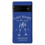 Last Toast | Blue Coastal Bachelorette Case