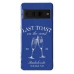Last Toast | Blue Coastal Bachelorette Case