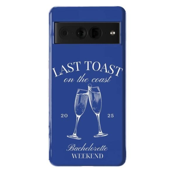 Last Toast | Blue Coastal Bachelorette Case