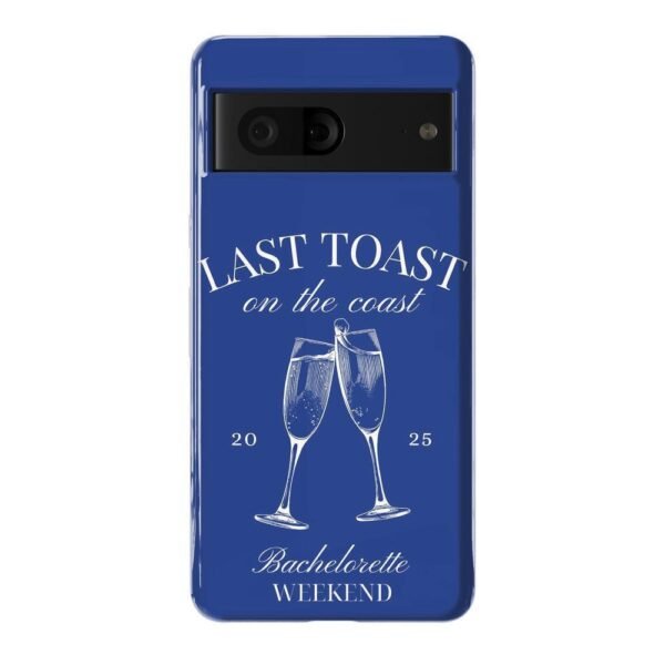 Last Toast | Blue Coastal Bachelorette Case