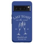 Last Toast | Blue Coastal Bachelorette Case
