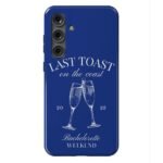 Last Toast | Blue Coastal Bachelorette Case