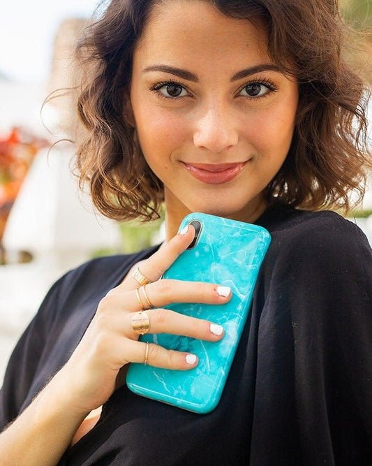 Lost at Sea | Teal Blue Seaglass Case