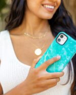 Lost at Sea | Teal Blue Seaglass Case
