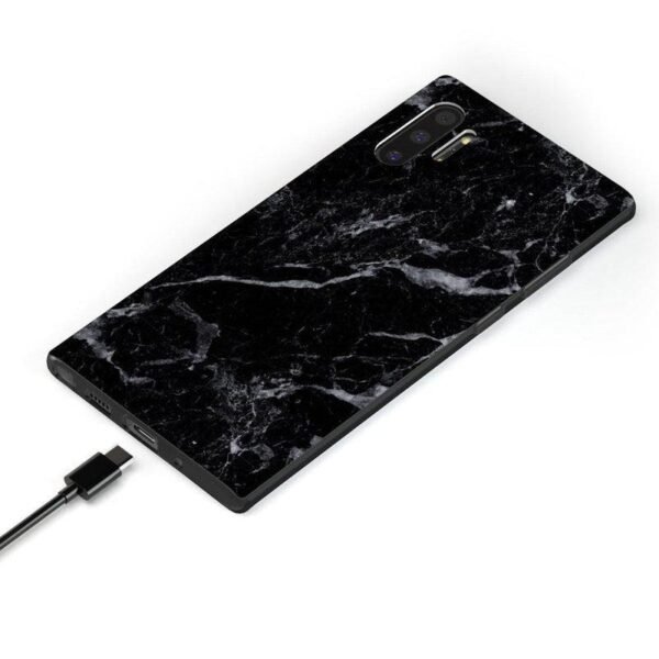 Black Pearl | Classic Black Marble Samsung Case