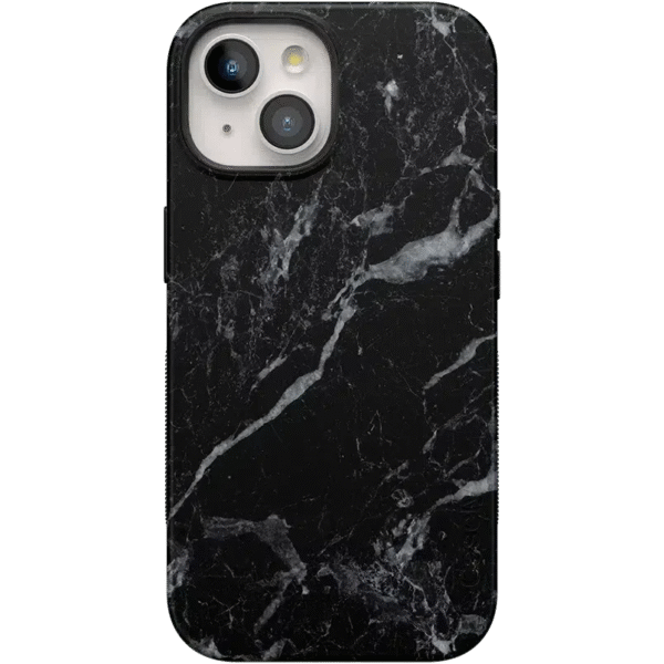 Black Pearl | Classic Black Marble Case