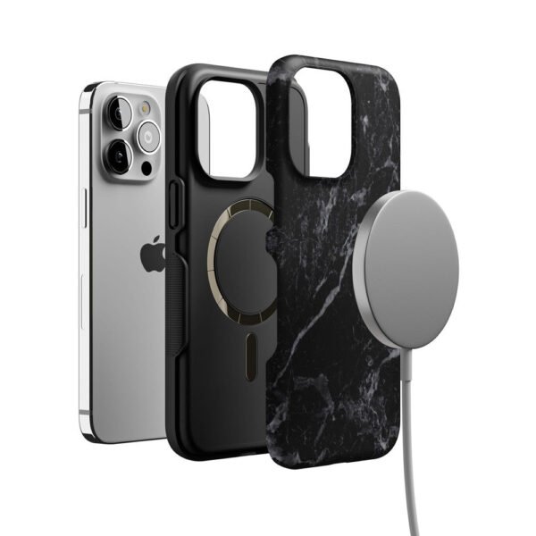 Black Pearl | Classic Black Marble Case