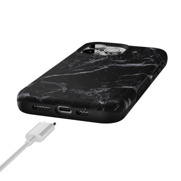 Black Pearl | Classic Black Marble Case