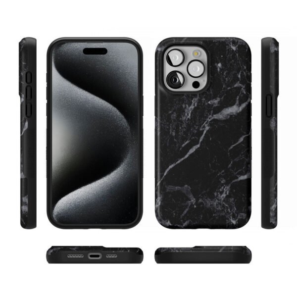 Black Pearl | Classic Black Marble Case