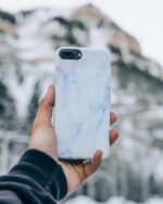 Cotton Candy | Blue & Purple Marble Case