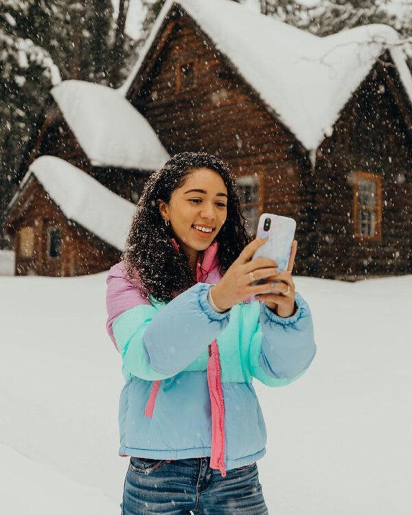 Cotton Candy | Blue & Purple Marble Case