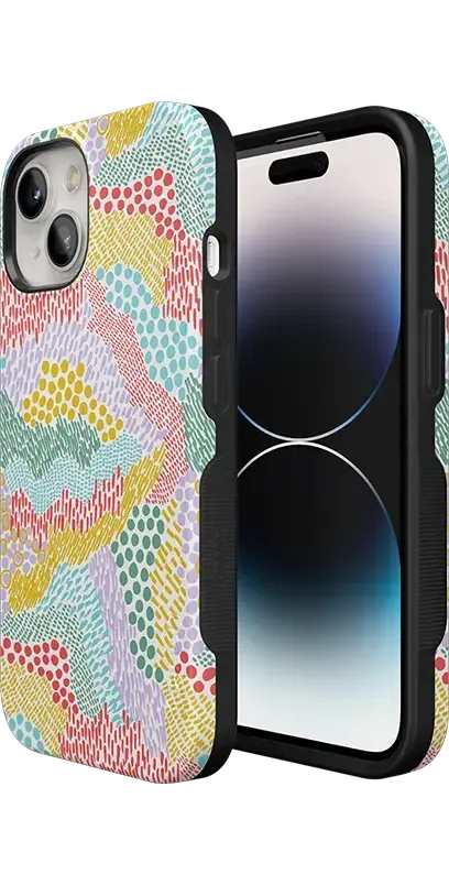 Color Me Happy | Pattern Colorblock Case
