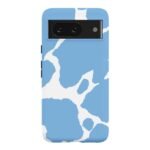 Current MOOd | Light Blue Cow Print Google Pixel Case