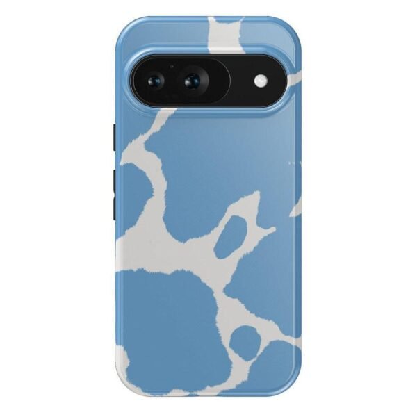 Current MOOd | Light Blue Cow Print Google Pixel Case