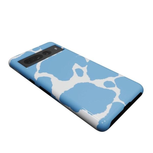 Current MOOd | Light Blue Cow Print Google Pixel Case