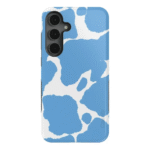 Current MOOd | Light Blue Cow Print Samsung Case