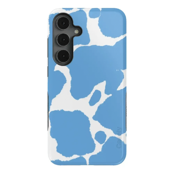 Current MOOd | Light Blue Cow Print Samsung Case