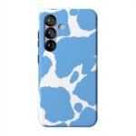 Current MOOd | Light Blue Cow Print Samsung Case
