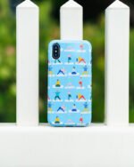Go with the Flow | Light Blue Yoga Case