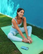 Go with the Flow | Light Blue Yoga Case