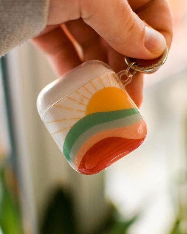 Here Comes the Sun | Colorblock Sunset AirPods Case