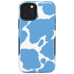 Current MOOd | Light Blue Cow Print Case