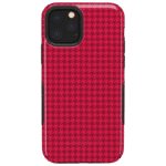 Best Dressed | Red Houndstooth Case
