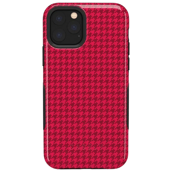 Best Dressed | Red Houndstooth Case