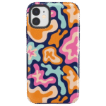 Midnight Color Splash | Abstract Retro Case