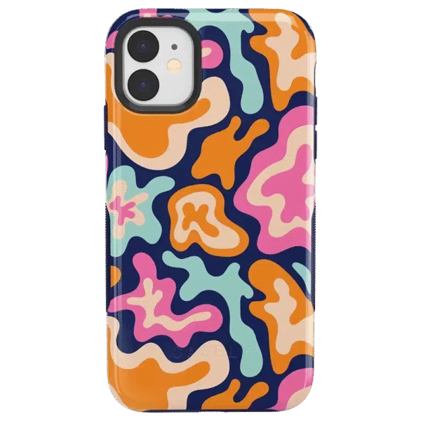 Midnight Color Splash | Abstract Retro Case