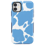 Current MOOd | Light Blue Cow Print Case