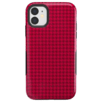 Best Dressed | Red Houndstooth Case