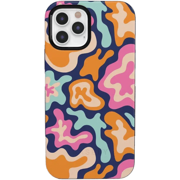 Midnight Color Splash | Abstract Retro Case