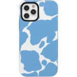 Current MOOd | Light Blue Cow Print Case