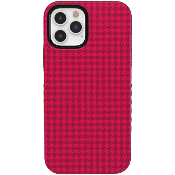 Best Dressed | Red Houndstooth Case