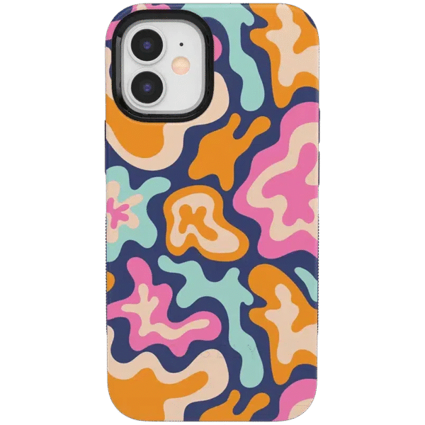 Midnight Color Splash | Abstract Retro Case