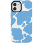 Current MOOd | Light Blue Cow Print Case