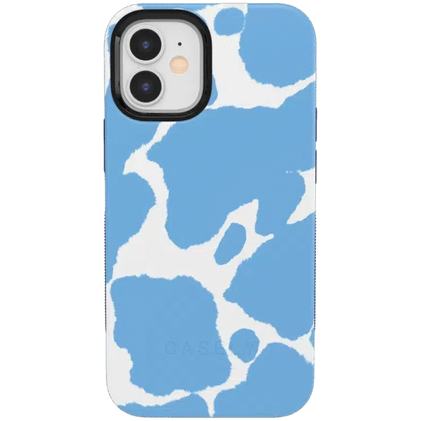 Current MOOd | Light Blue Cow Print Case