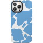 Current MOOd | Light Blue Cow Print Case