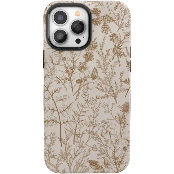Beige Garden | Neutral Floral Case