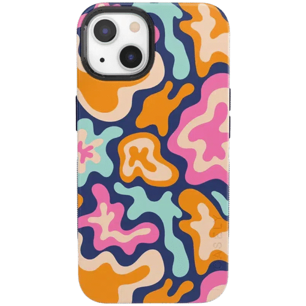 Midnight Color Splash | Abstract Retro Case