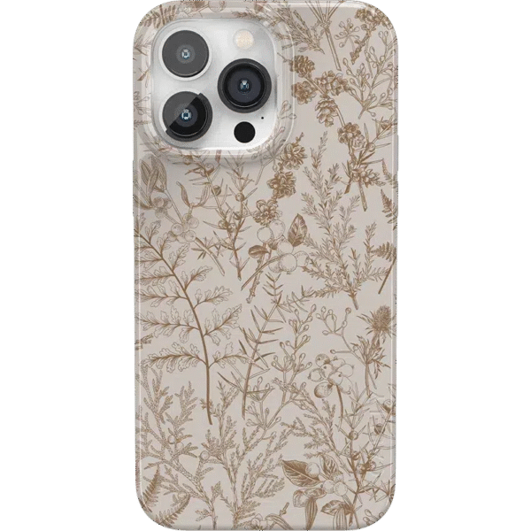Beige Garden | Neutral Floral Case