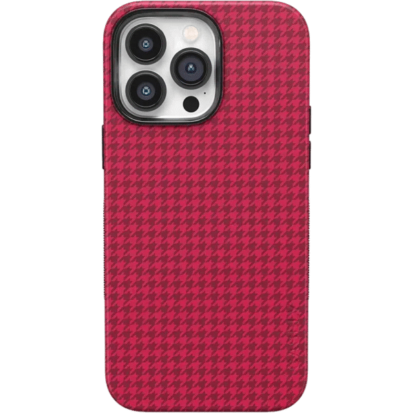 Best Dressed | Red Houndstooth Case